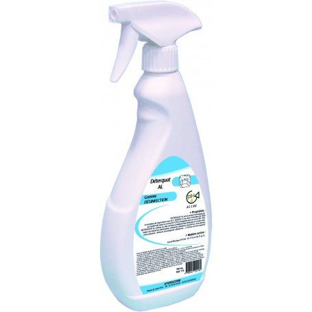 Déterquat AL, nettoyant désinfectant de surfaces sans rincage Déterquat AL, nettoyant désinfectant de surfaces sans rincage